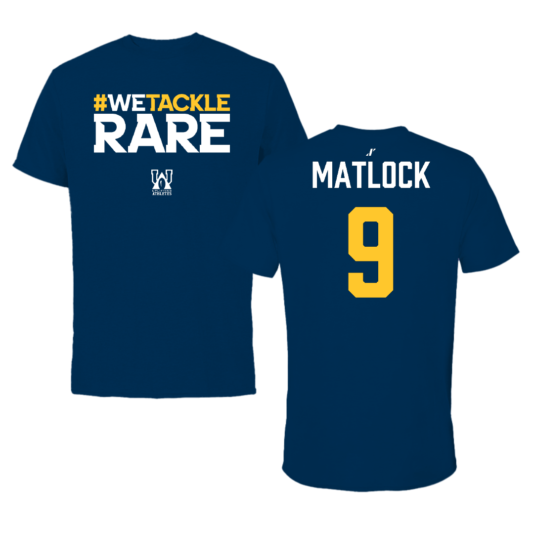 Baseball Navy Uplifting Athletes Performance Tee - #9 Luke Matlock