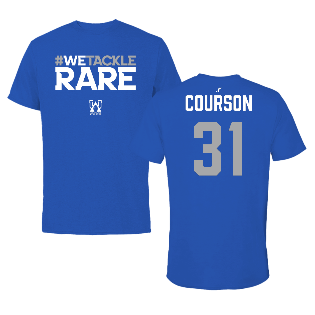 Eastern Illinois University Baseball Blue Uplifting Athletes Performance Tee - #31 Zach Courson