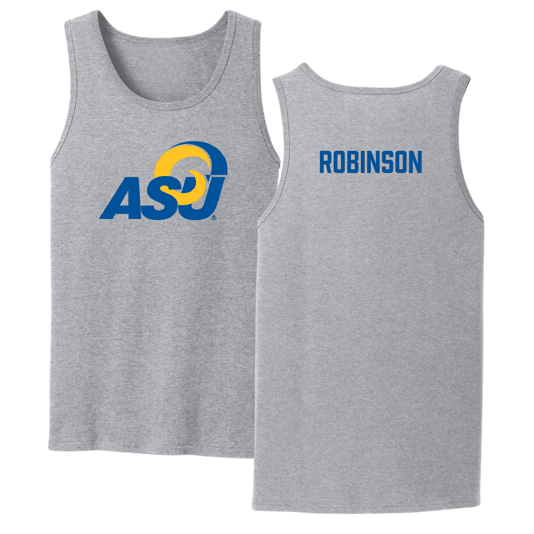 Angelo State University Baseball Sport Gray Tank Top - Roman Robinson