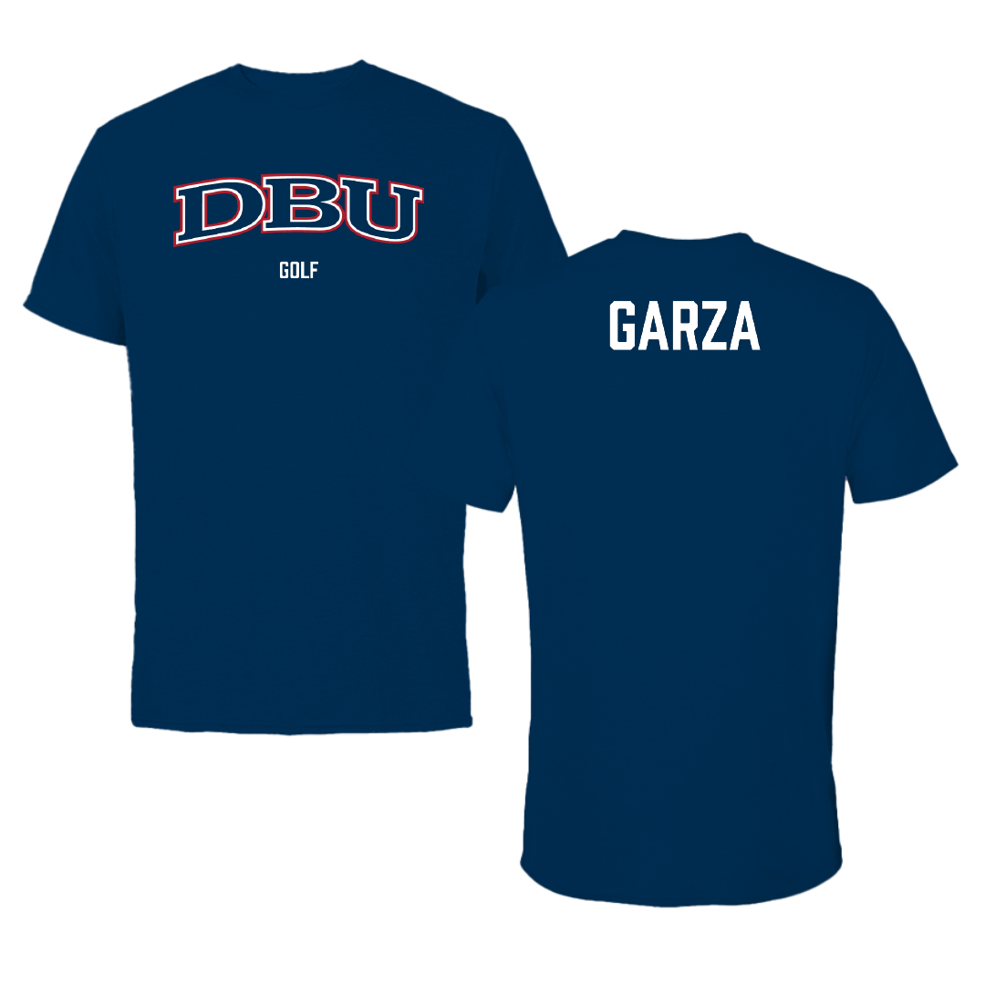 Dallas Baptist University Golf (W) Navy Tee - Eryn Garza
