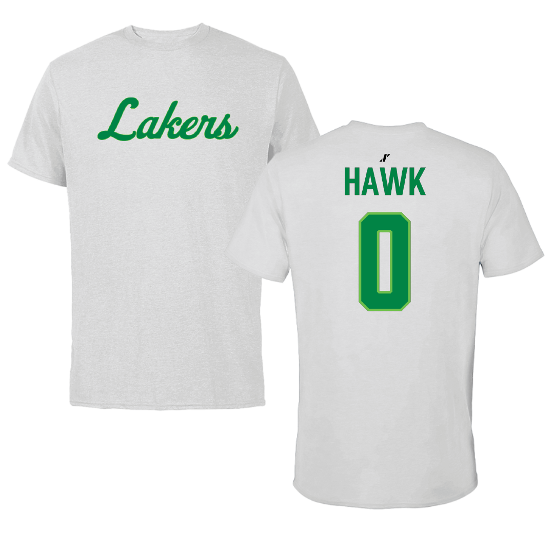 Roosevelt University Basketball (W) Light Gray Tee - #0 Makenzie Hawk