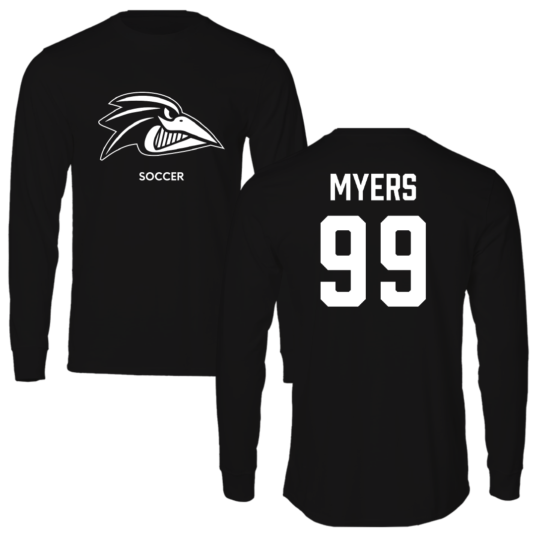 Franklin Pierce University Soccer (M) Black Performance Long Sleeve - #99 Creed Myers