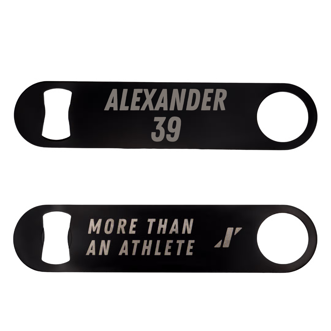 Baseball Black Bottle Opener - #39 Aspen Alexander