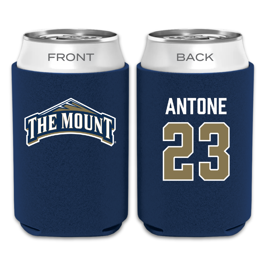 Mount St. Mary's University Soccer Navy Can Cooler - #23 Erin Antone