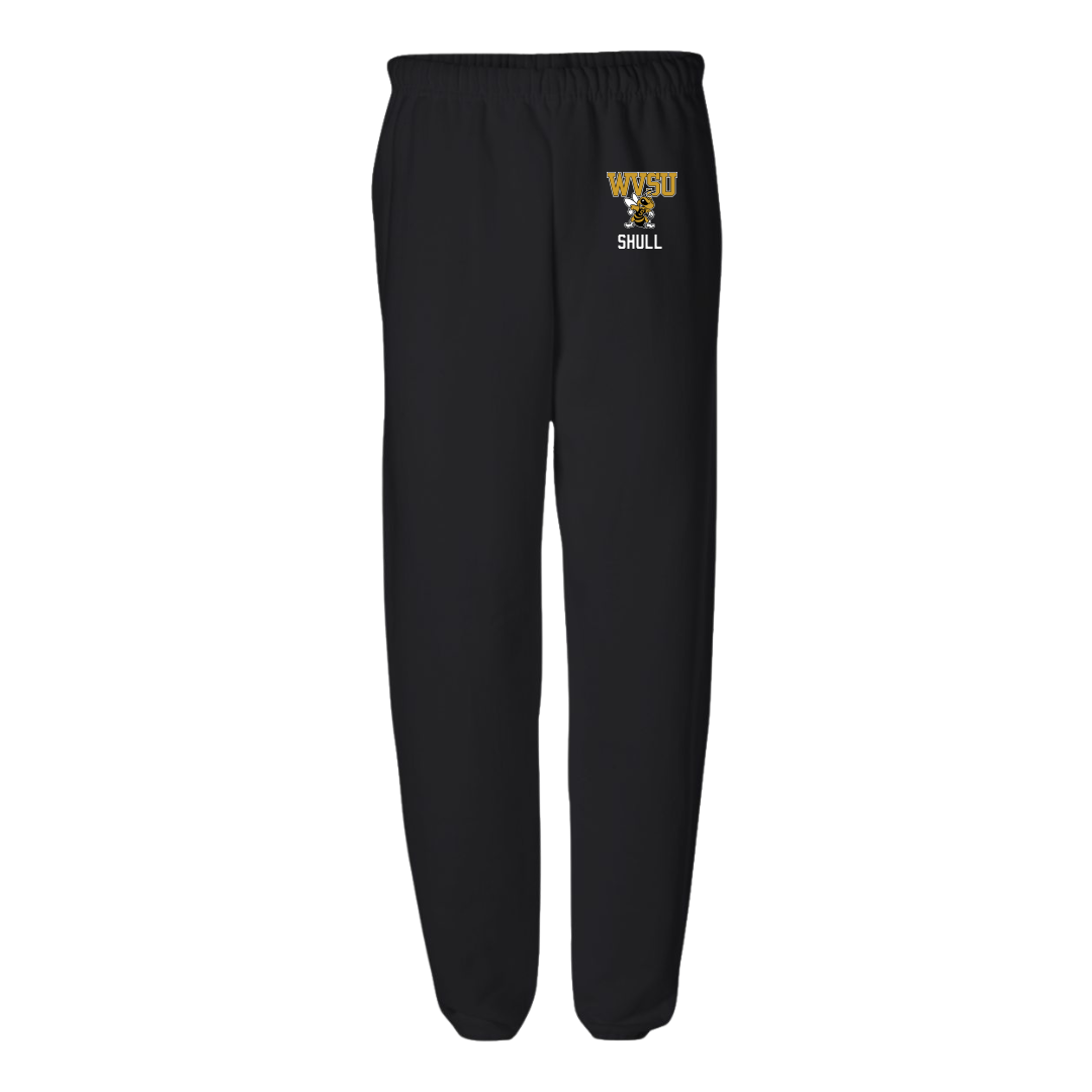 West Virginia State University Basketball (M) Black Sweatpants - #11 Andrew Shull