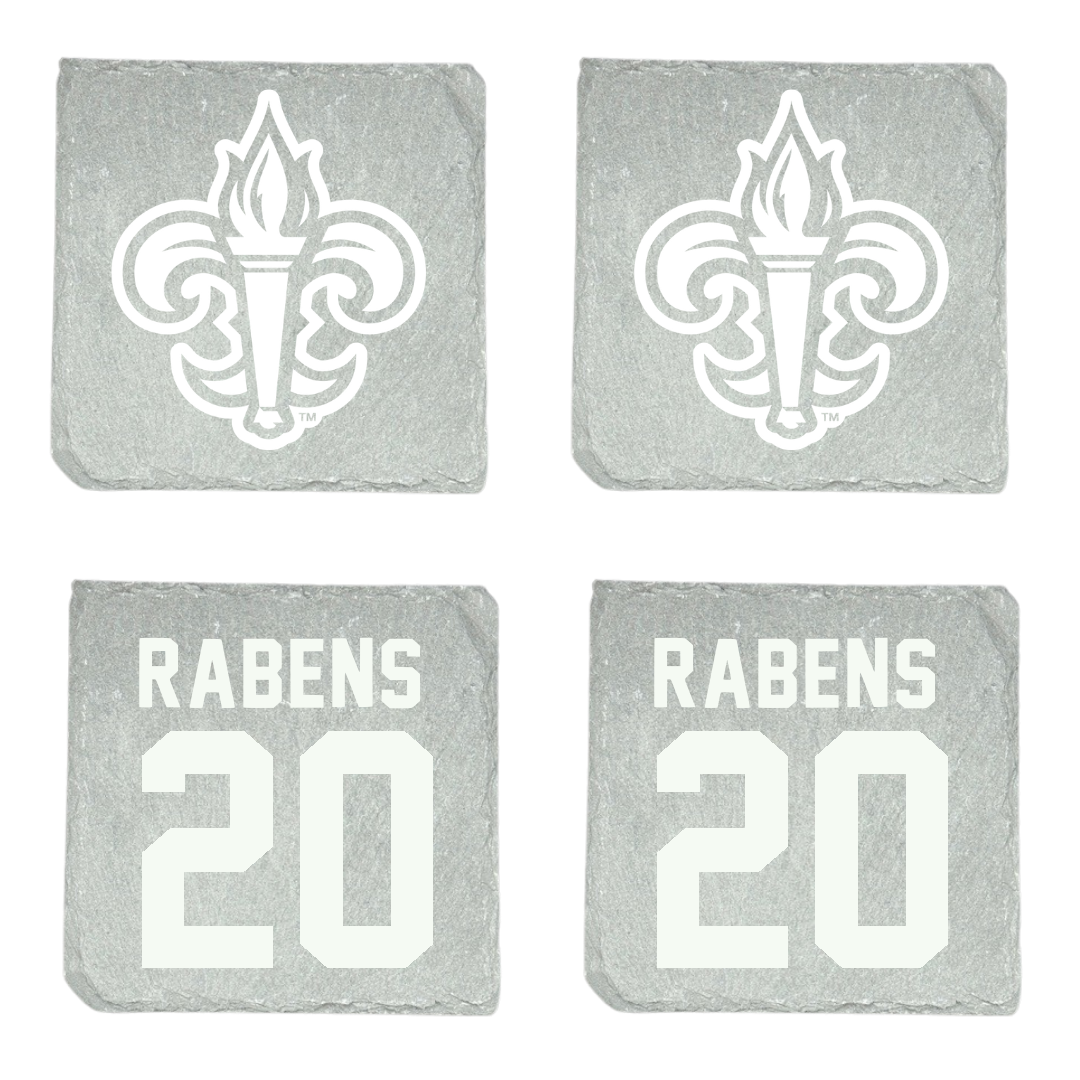 Lurleen B. Wallace Community College Baseball Stone Coaster (4 Pack)  - #20 Blayke Rabens
