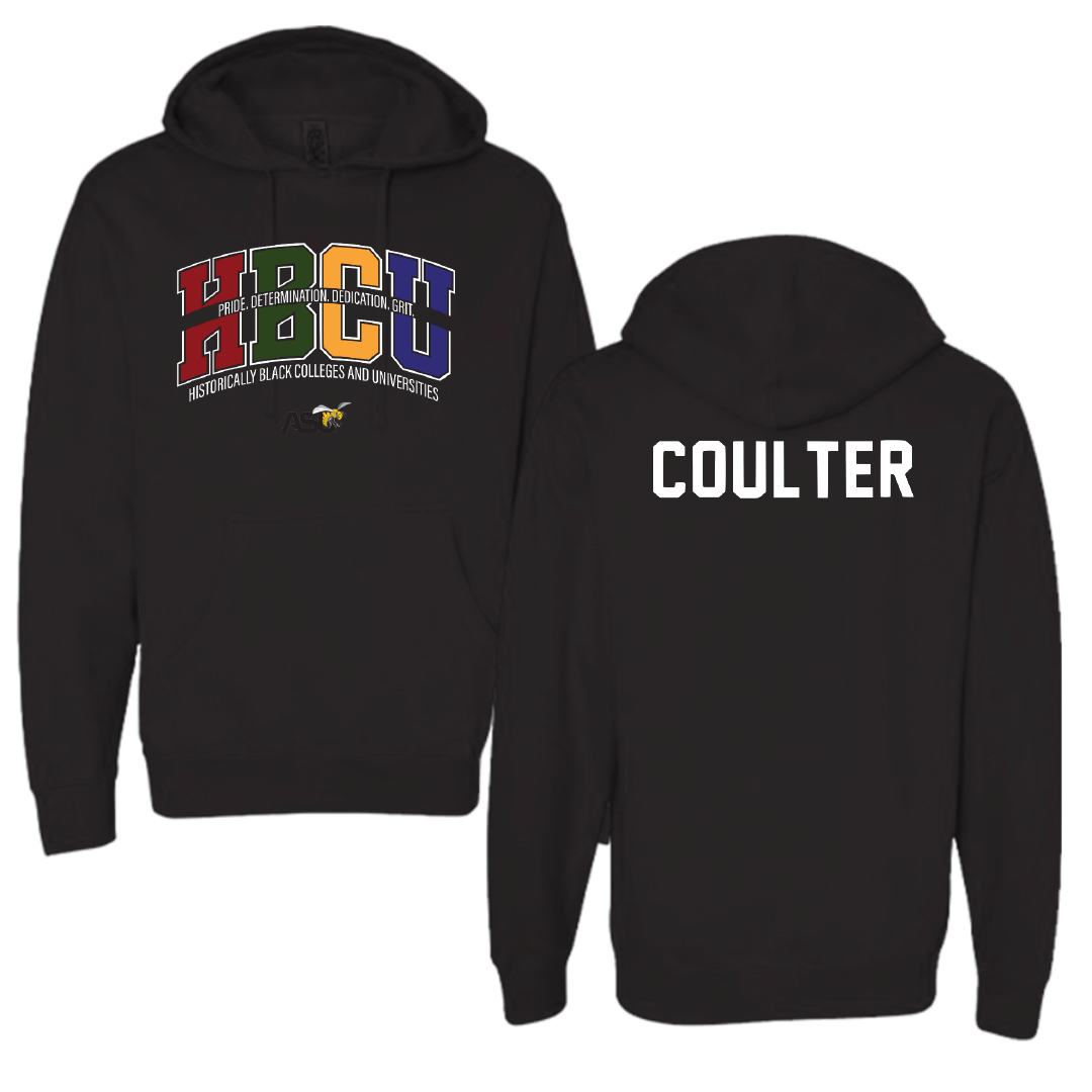 Alabama State University TF and XC Black HBCU Hoodie - Jon Coulter