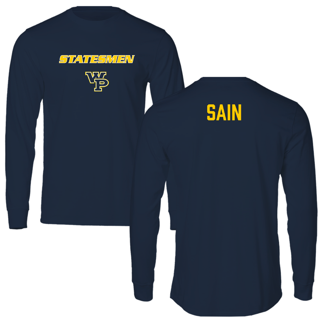 William Penn University Basketball (M) Navy Performance Long Sleeve - Rithy Sain