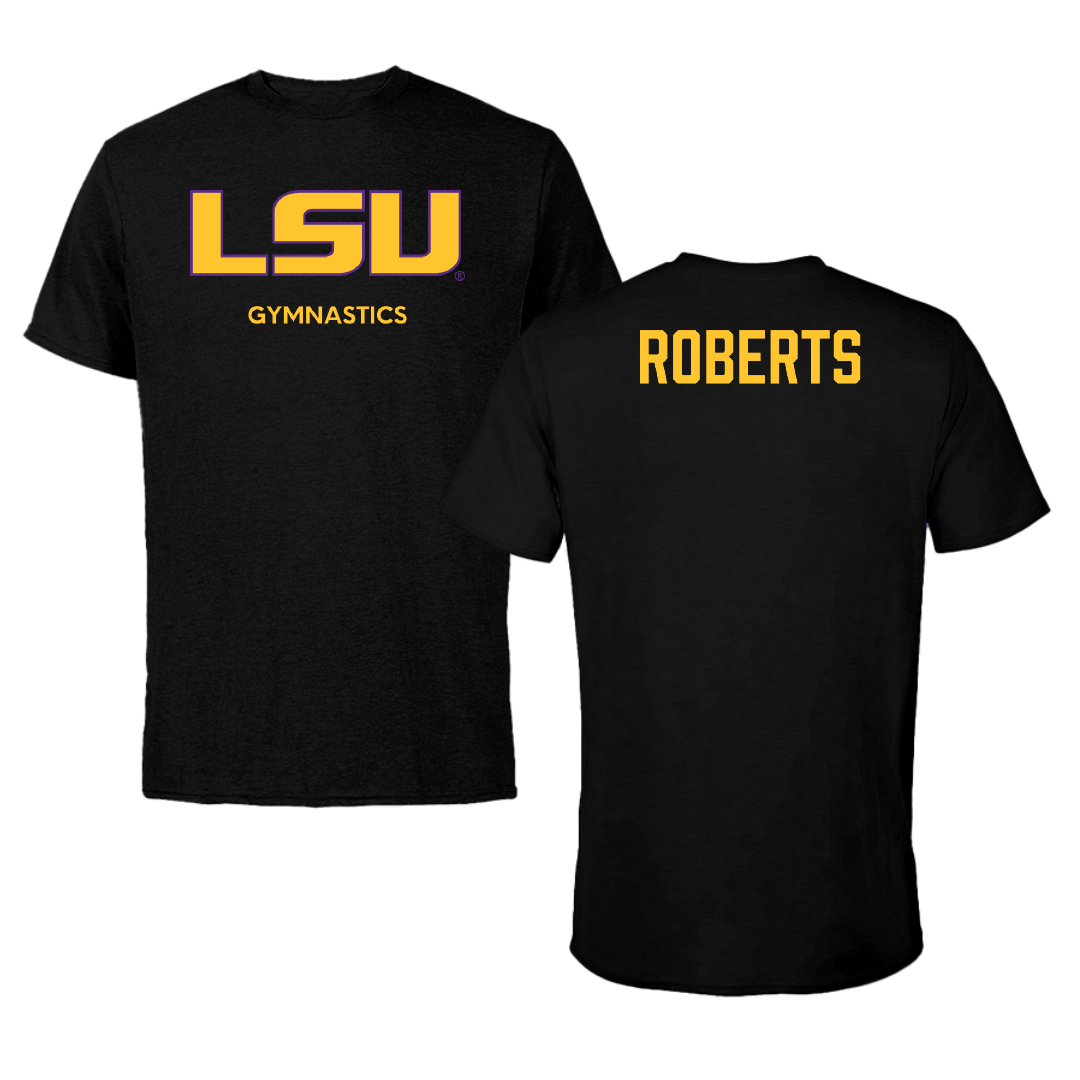 Louisiana State University Gymnastics (W) Black Tee - Victoria Roberts