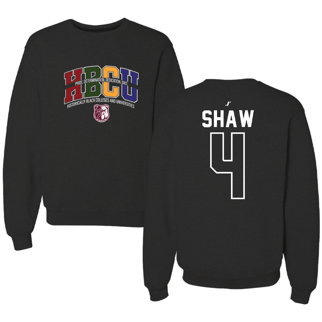 Alabama A&M University Volleyball Black HBCU Crewneck - #4 Caitlin Shaw