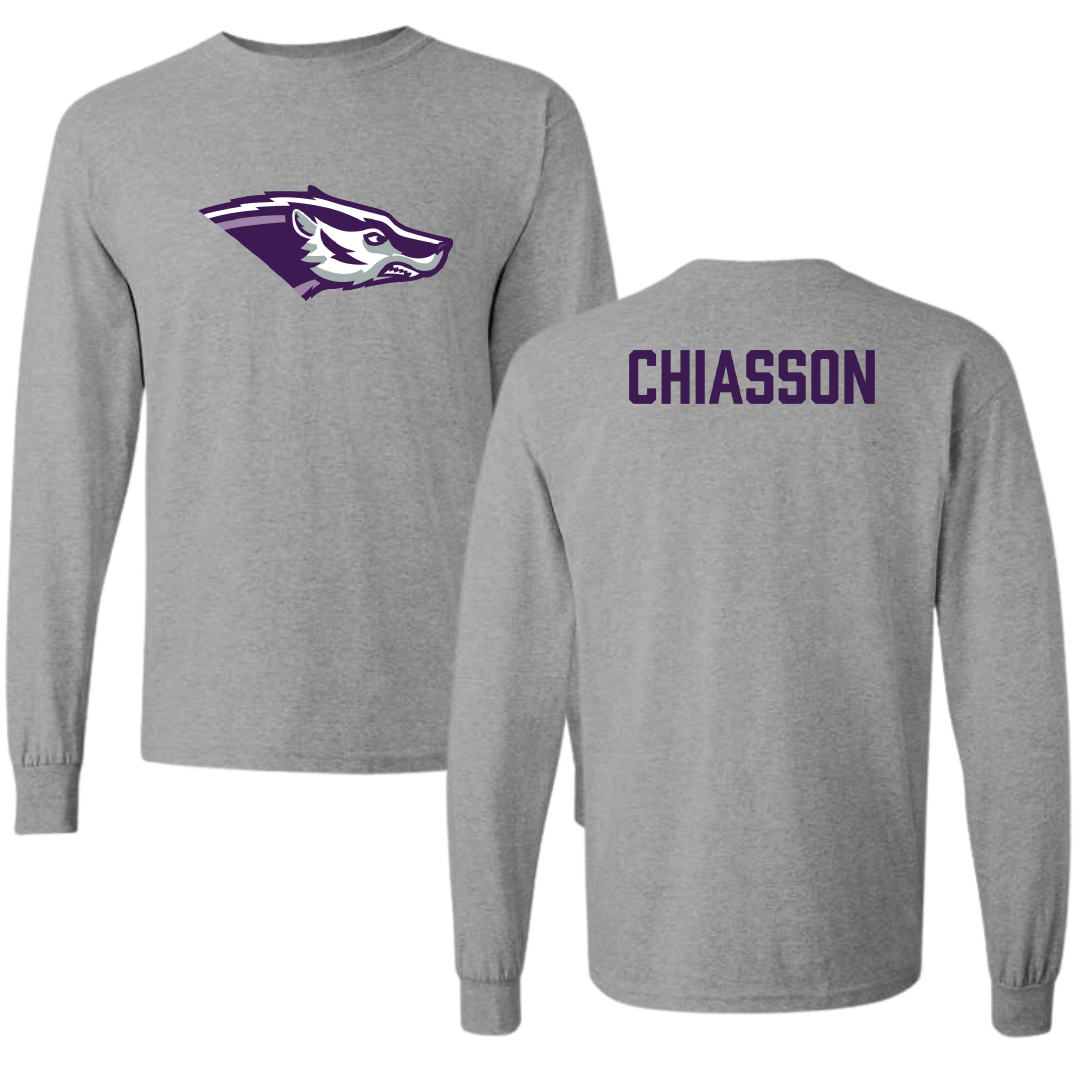 Spring Hill College Golf Sport Gray Long Sleeve - Ben Chiasson