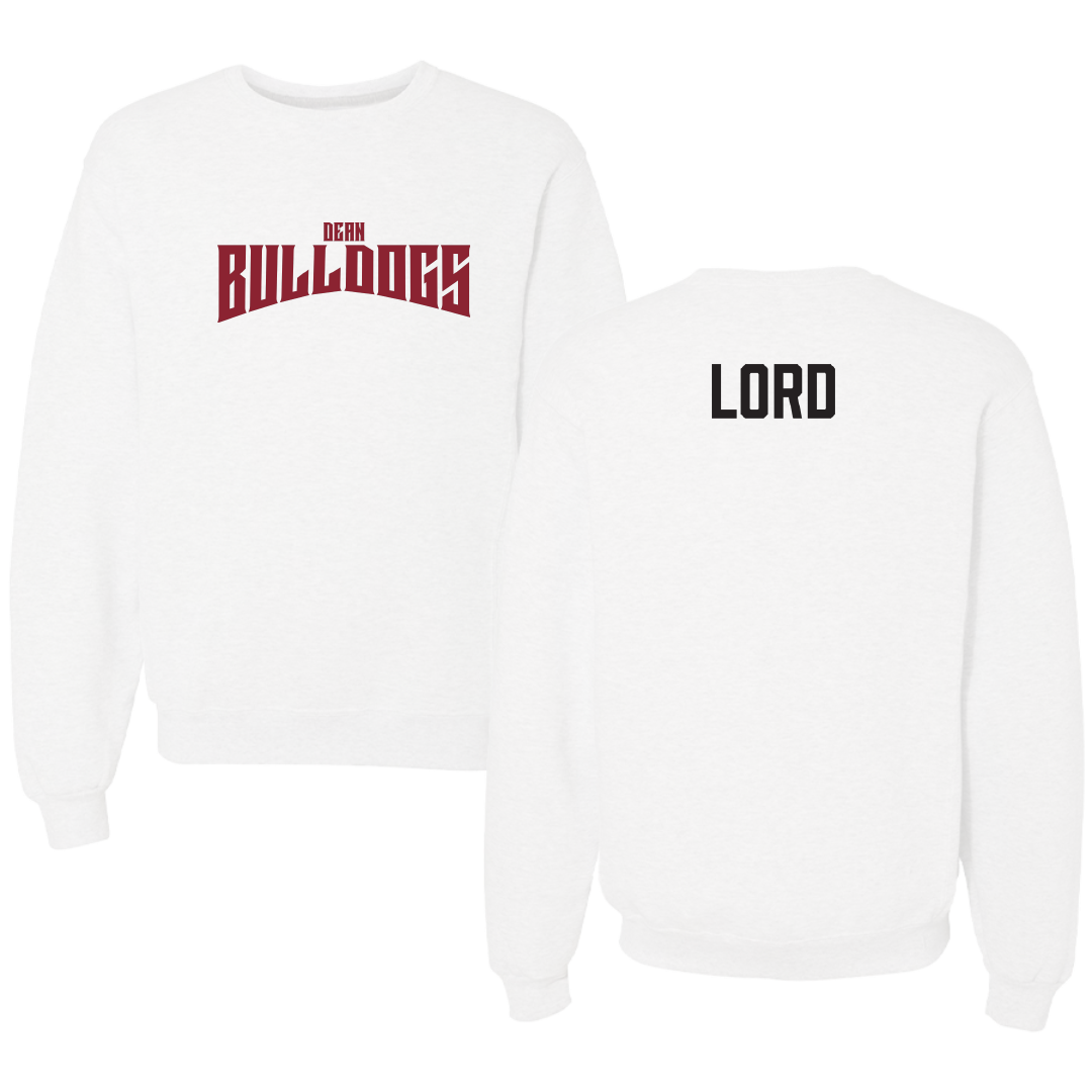 Dean College Golf White Classic Crewneck - Adison Lord