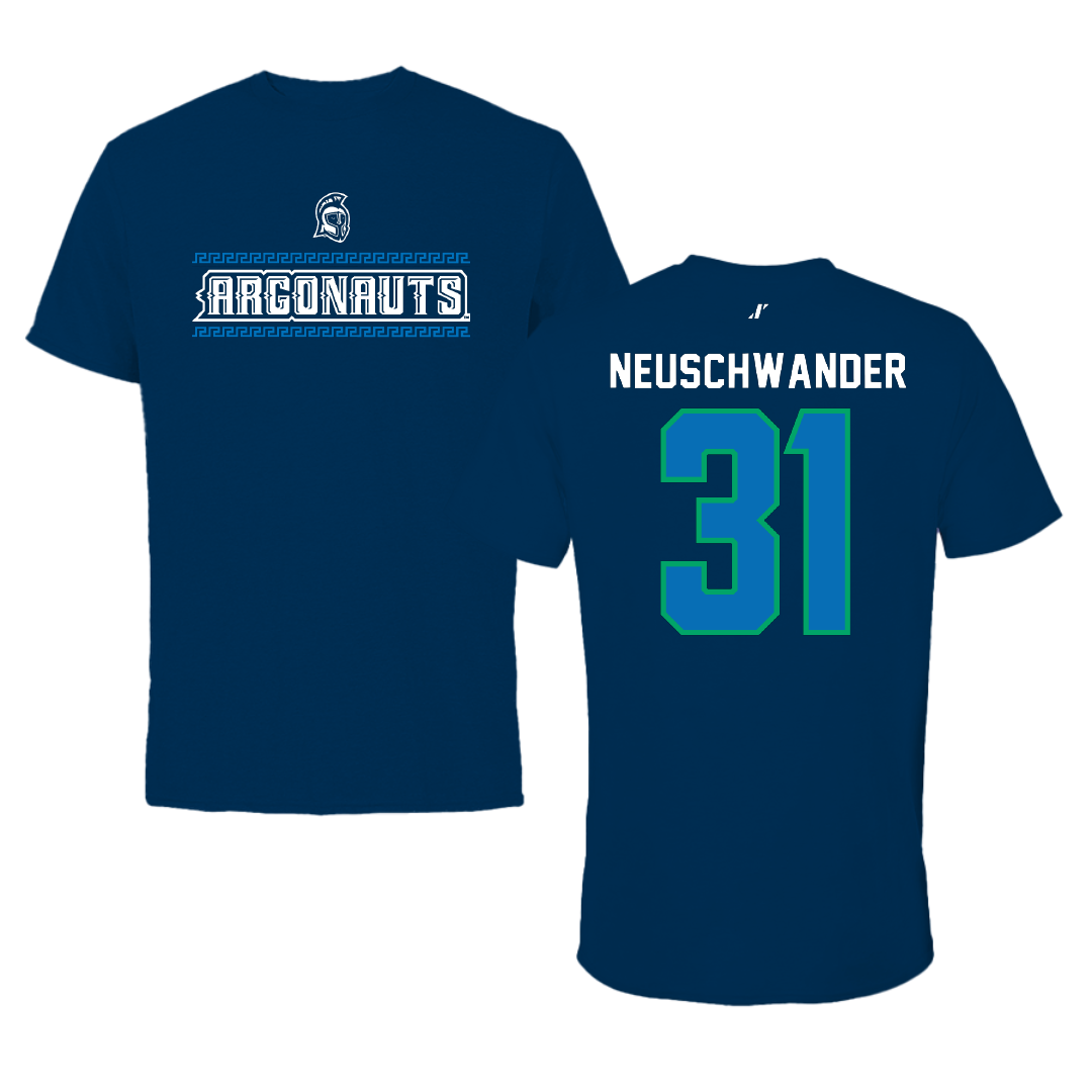 University of West Florida Baseball Navy General Performance Tee - #31 Dalton Neuschwander