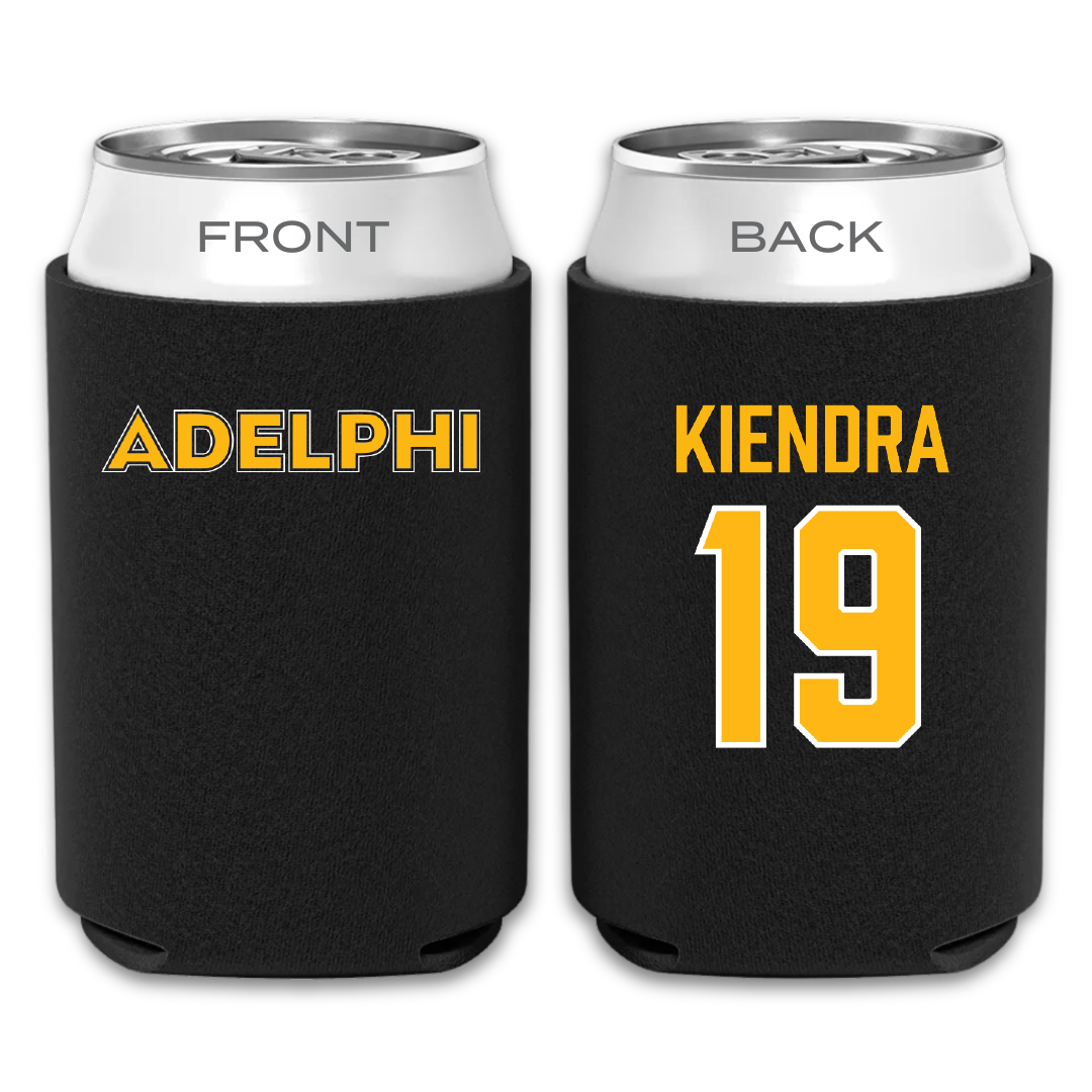 Adelphi University Volleyball Black Can Cooler - #19 Delaney Kiendra