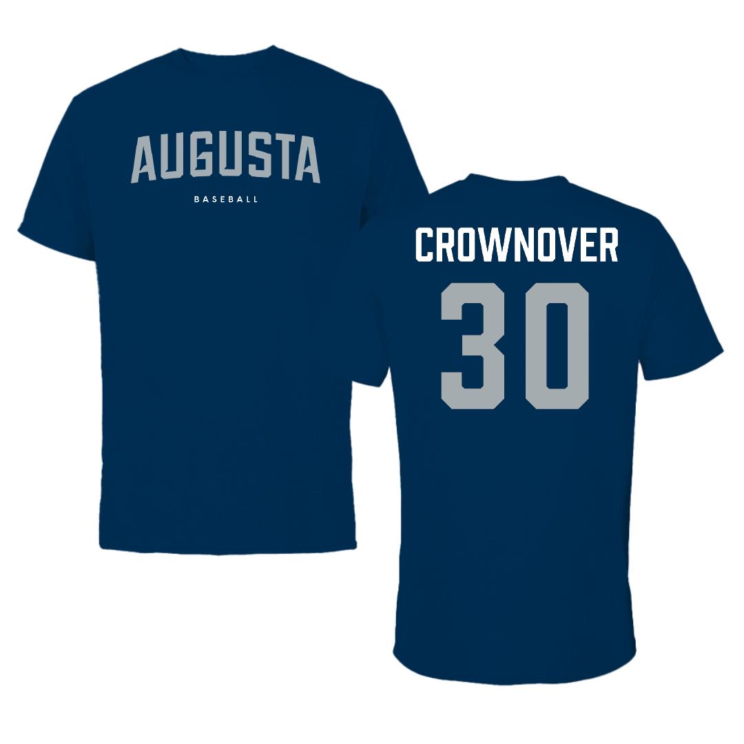 Augusta University Baseball Navy Performance Tee - #30 London Crownover