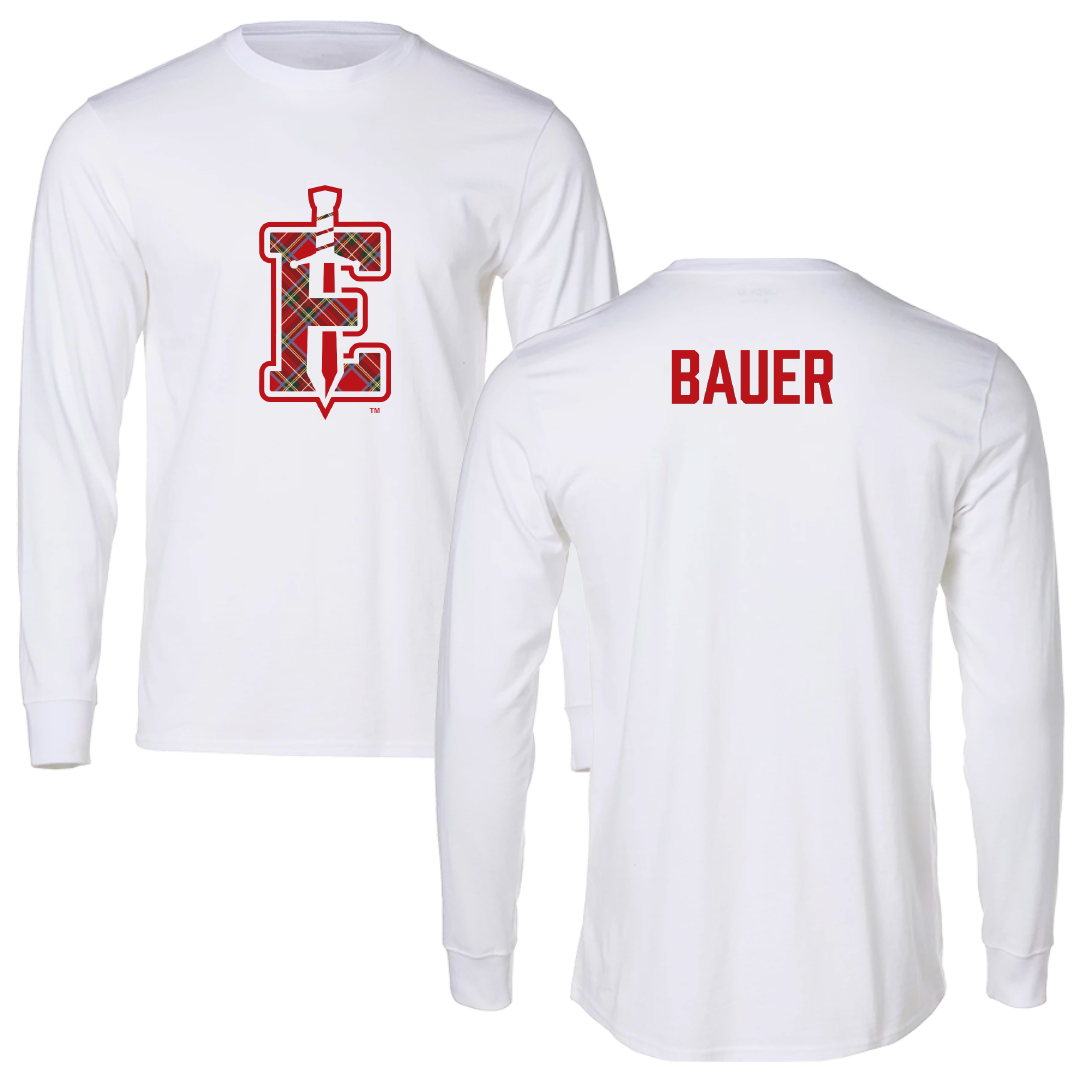 PennWest Edinboro TF and XC White Long Sleeve - Kadi Bauer