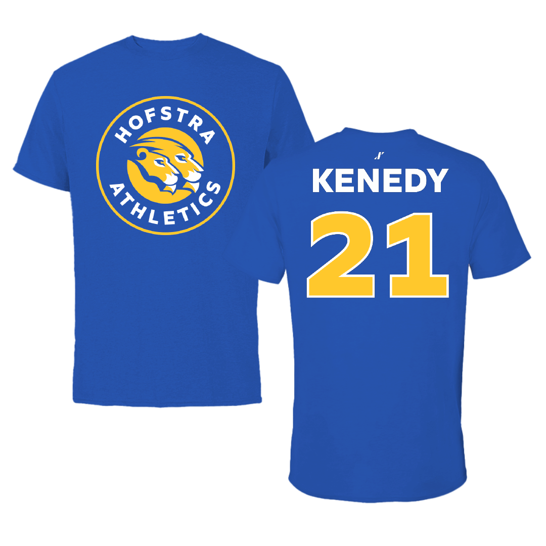 Hofstra University Lacrosse (W) Blue Tee - #21 Brooke Kenedy