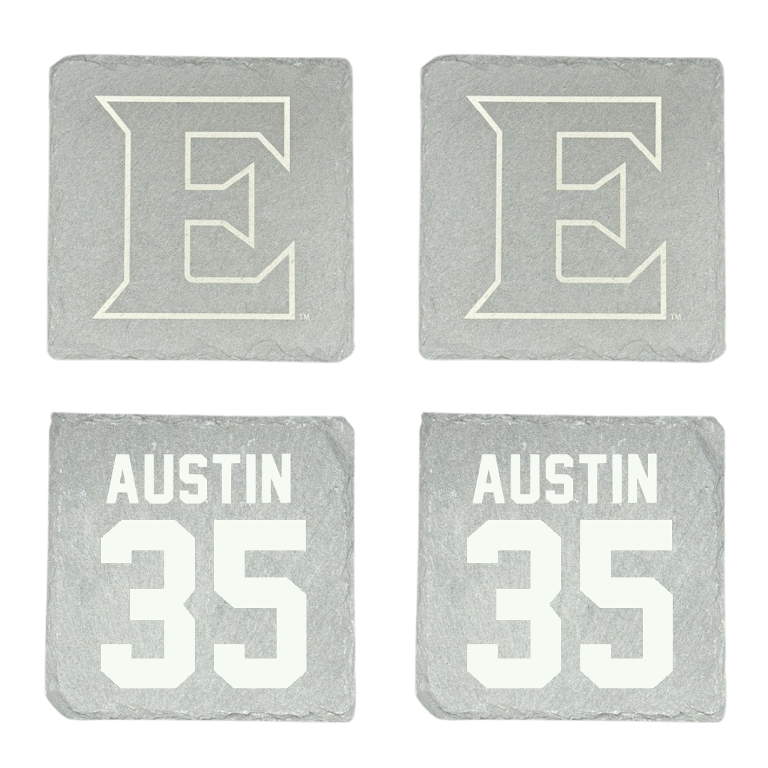 Elon University Lacrosse Stone Coaster (4 Pack)  - #35 Lillian Austin
