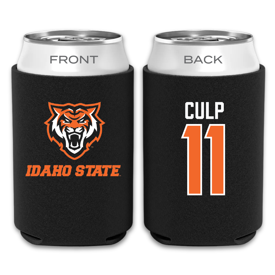 Idaho State University Soccer Black Can Cooler - #11 Madison Culp