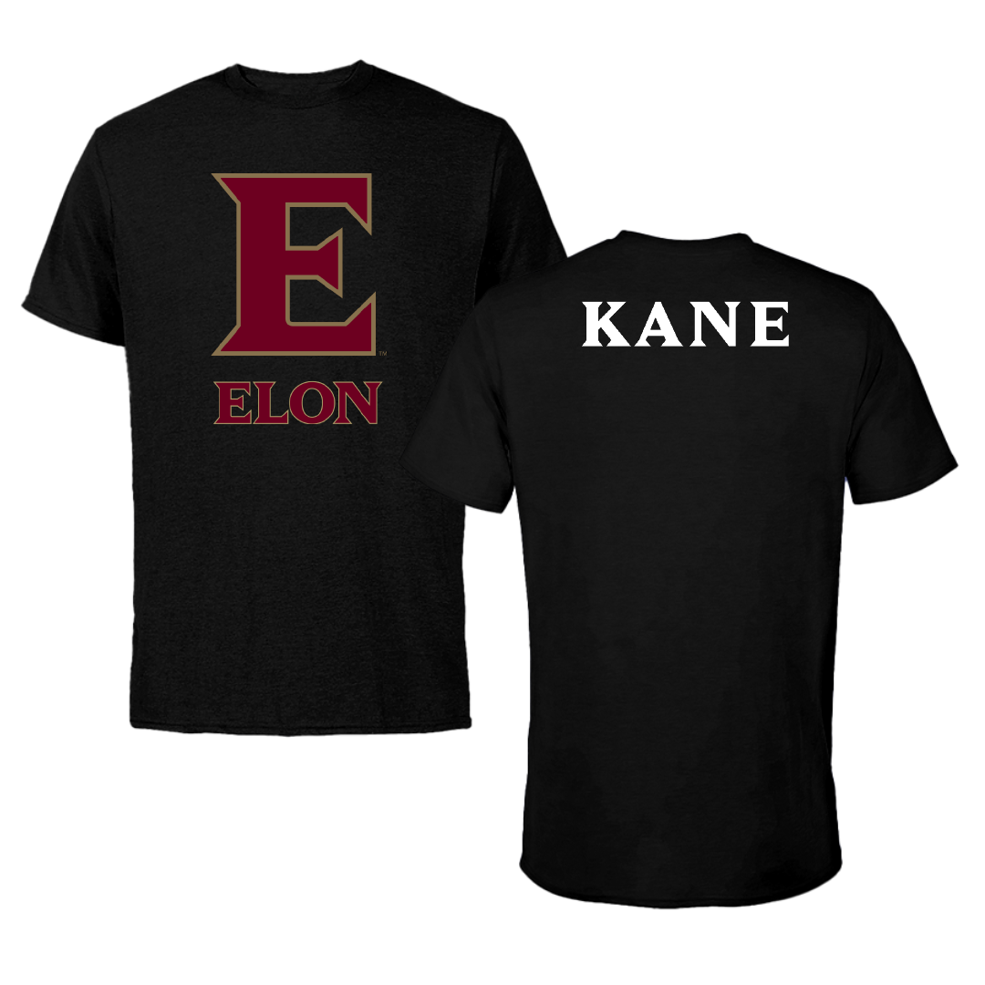Elon University TF and XC Black Tee - Jack Kane