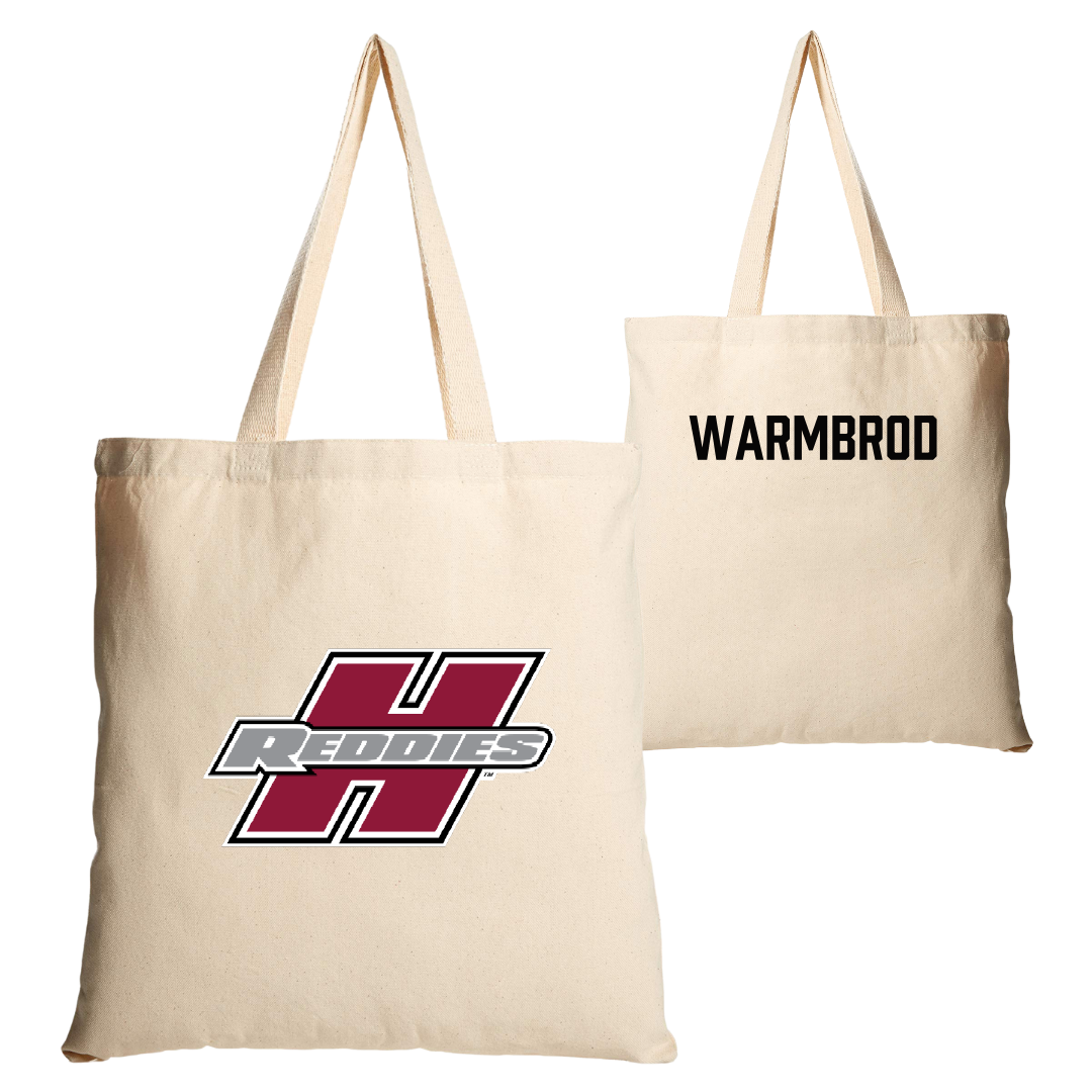 Henderson State University Golf (M) Tan Canvas Tote Bag - Drew Warmbrod