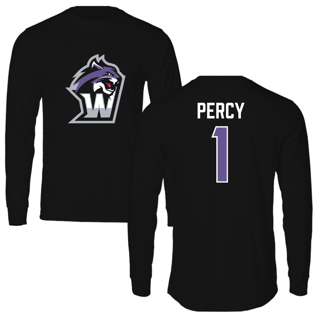 Wiley University Marching Band Black Long Sleeve - #1 Deterrius Percy