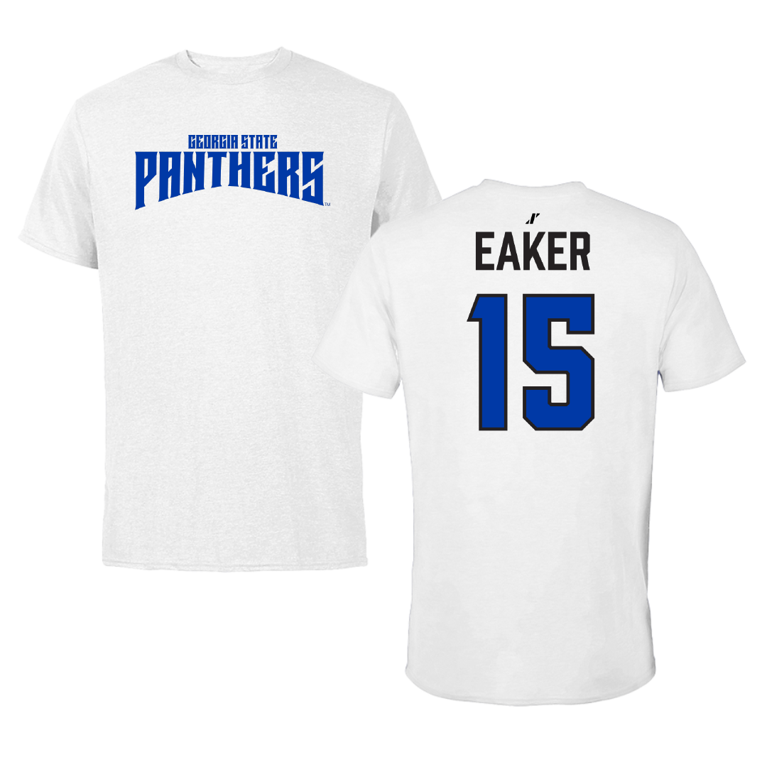 Georgia State University Volleyball (W) White Classic Tee - #15 Jayden Eaker