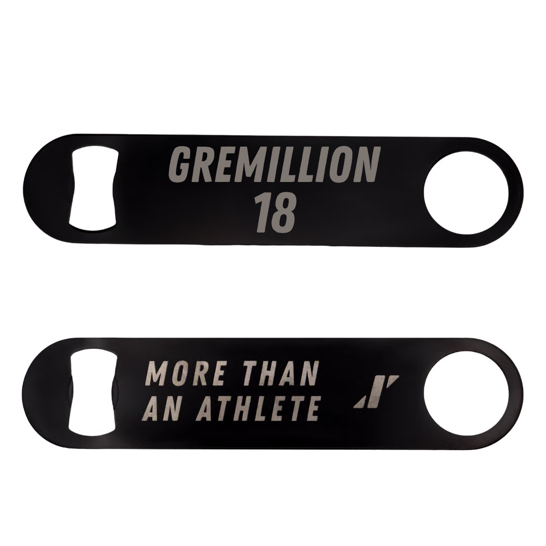 Baseball Black Bottle Opener - #18 Jude Gremillion