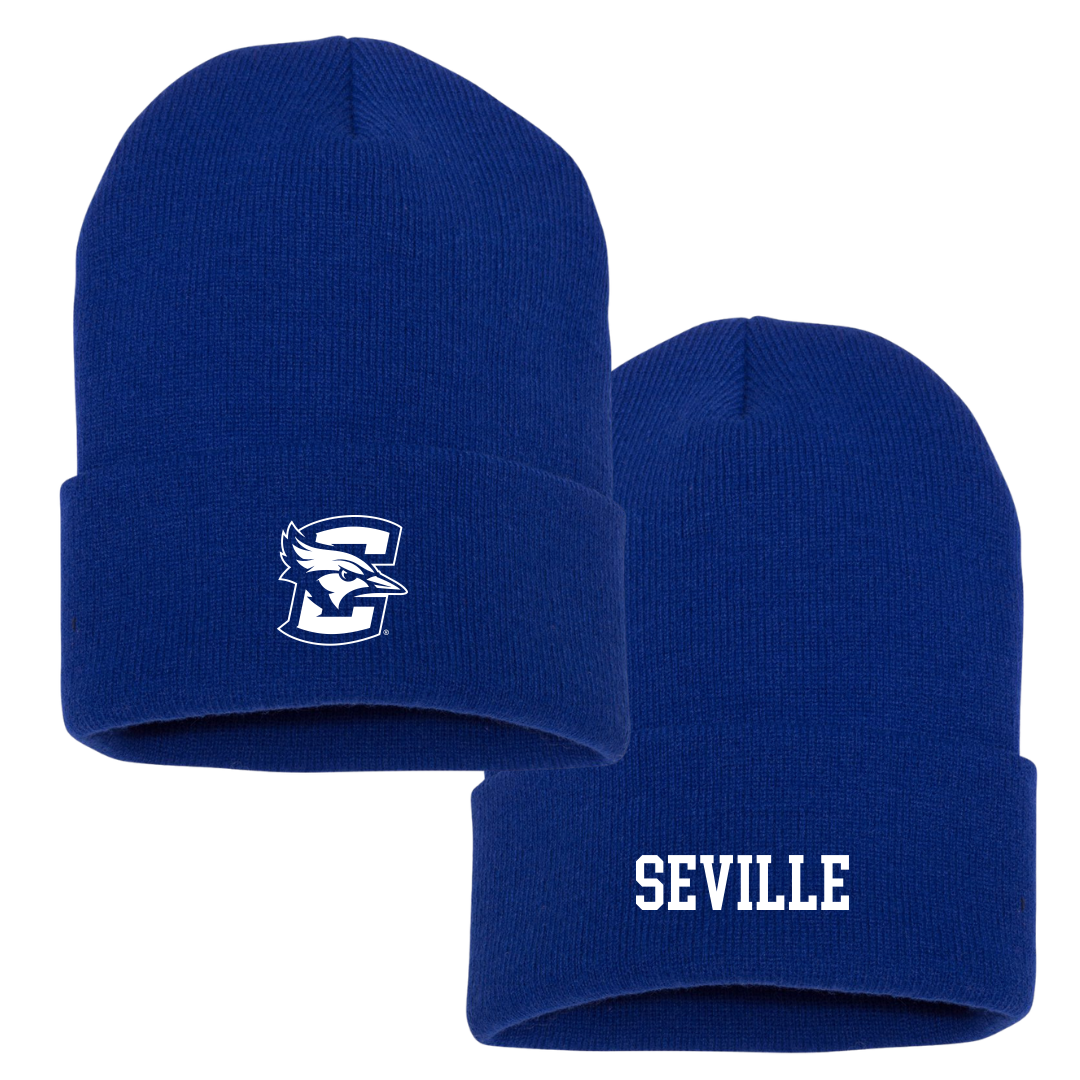 Creighton University Softball Blue Beanie - #3 Sydra Seville