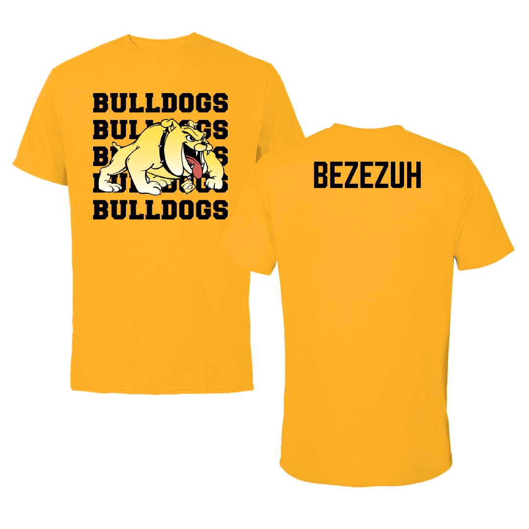 Bowie State University TF and XC Gold General Tee - Emetem Bezezuh