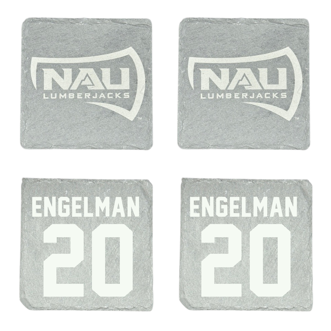 Northern Arizona University Soccer Stone Coaster (4 Pack)  - #20 Greta Engelman