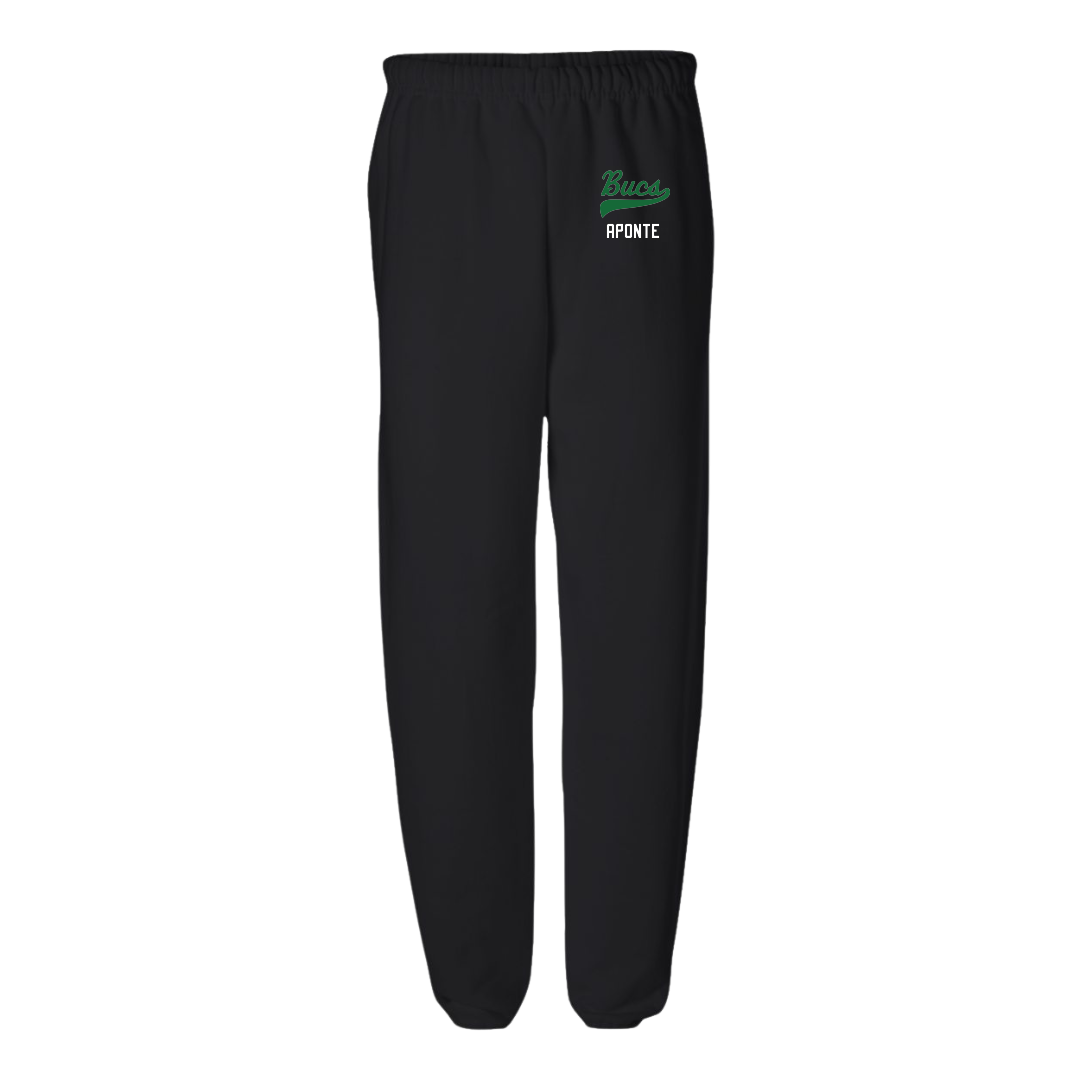 Shelton State Community College Cheer Black Sweatpants - Jake Aponte