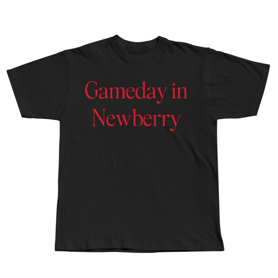 Newberry College Football Black Gameday Tee - #6 Dwayne Wright
