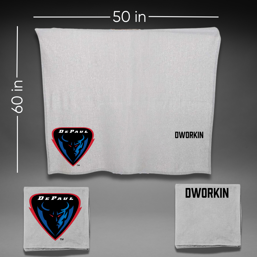 DePaul University Rugby (M) Gray Blanket - Ja Dworkin