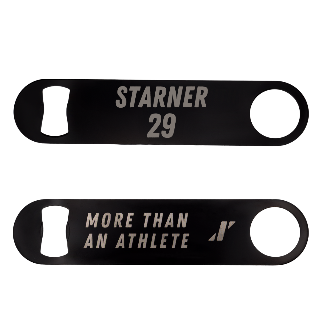 George Mason University Soccer Black Bottle Opener - #29 Molly Starner