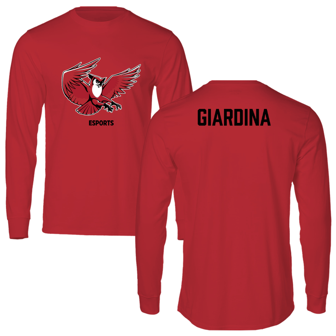 Keene State College Esports Red Long Sleeve - Evan Giardina
