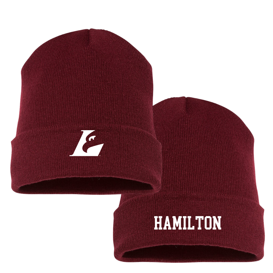 University of Wisconsin-La Crosse Basketball (W) Maroon Beanie - #1 Aaliyah Hamilton