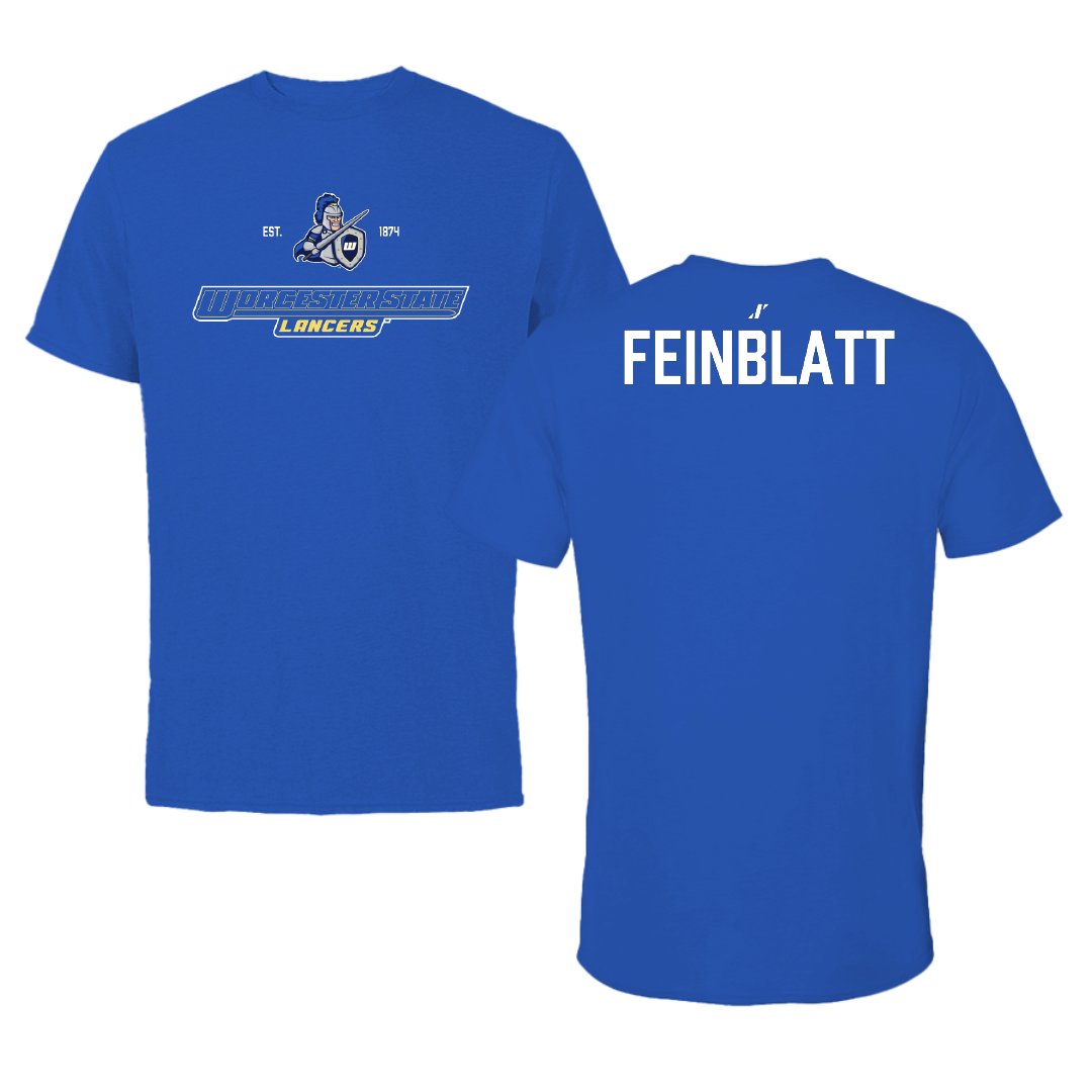 Worcester State University TF and XC Blue General Tee - Andrew Feinblatt