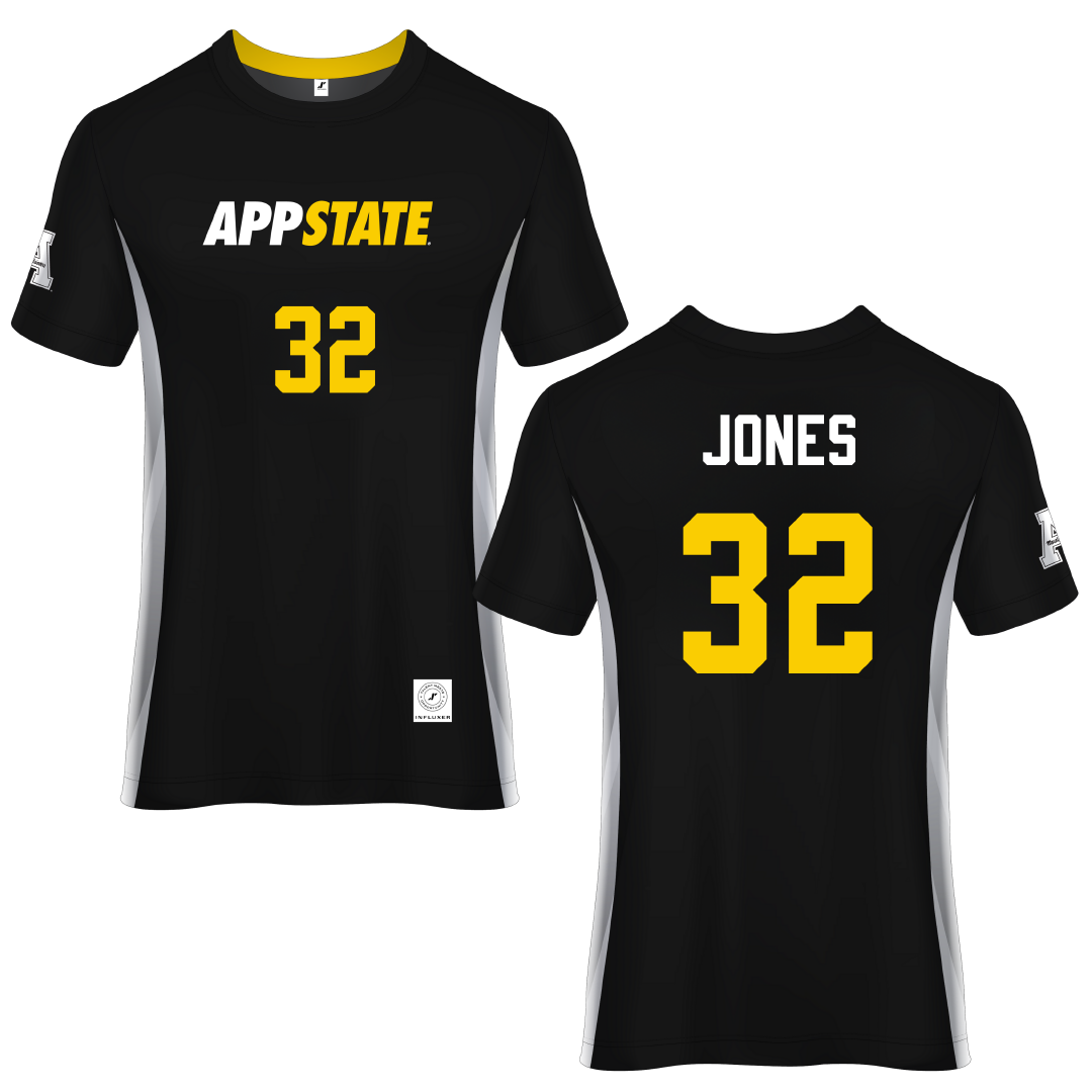 Appalachian State University Black Soccer Jersey - #32 Brooklyn Jones