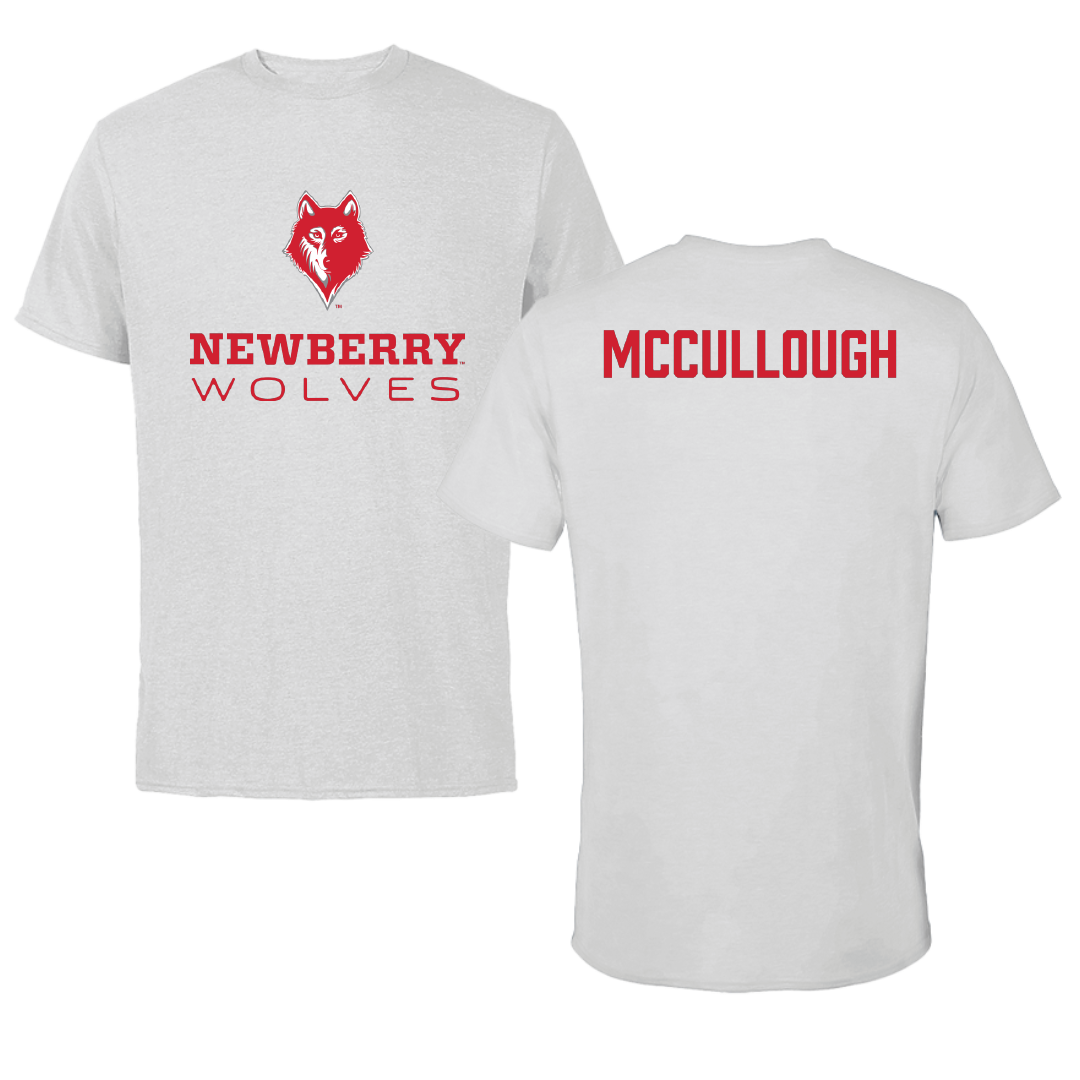 Newberry College Wrestling (M) Light Gray Tee - Hunter McCullough