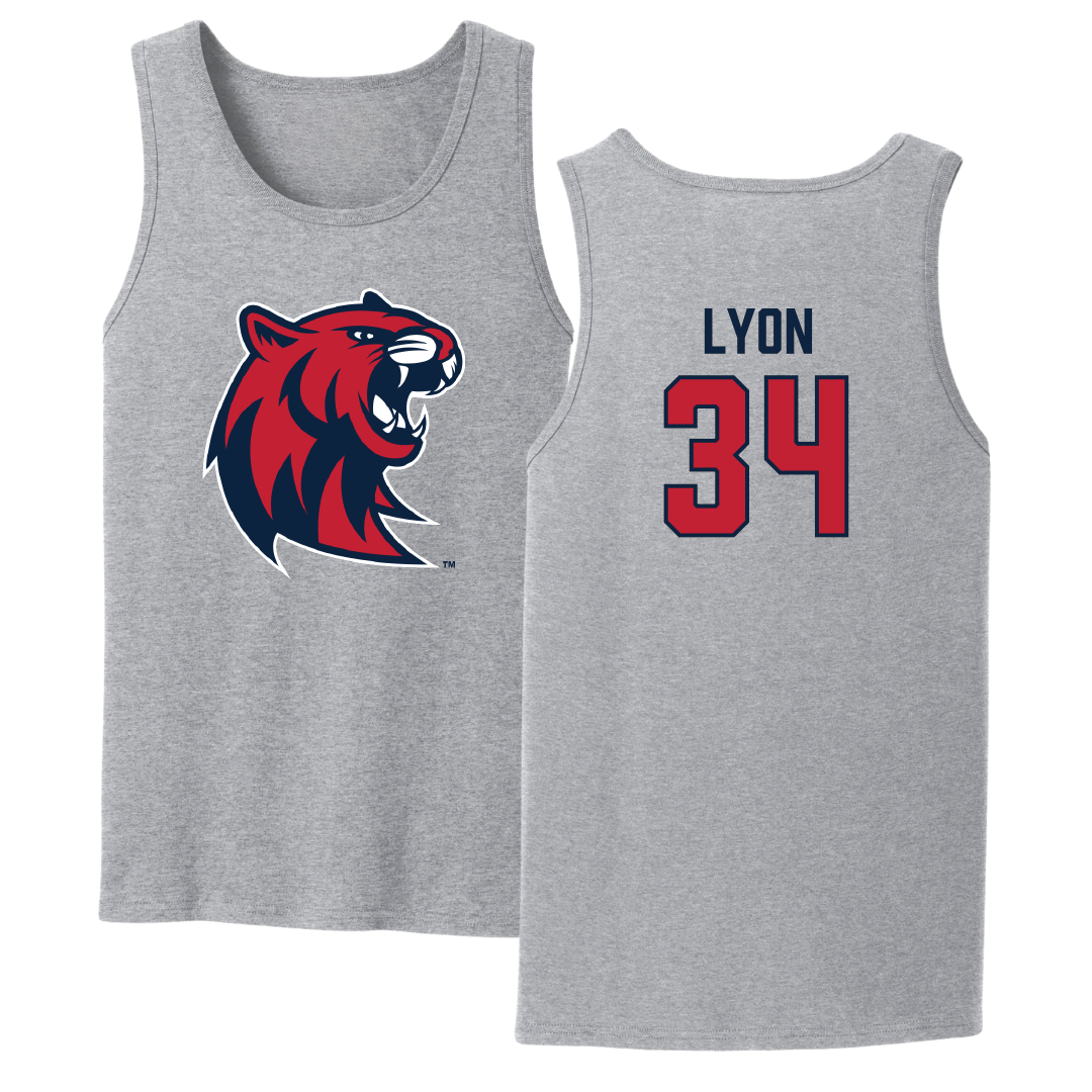 Rogers State University Softball Sport Gray Tank Top - #34 Kaylee Lyon