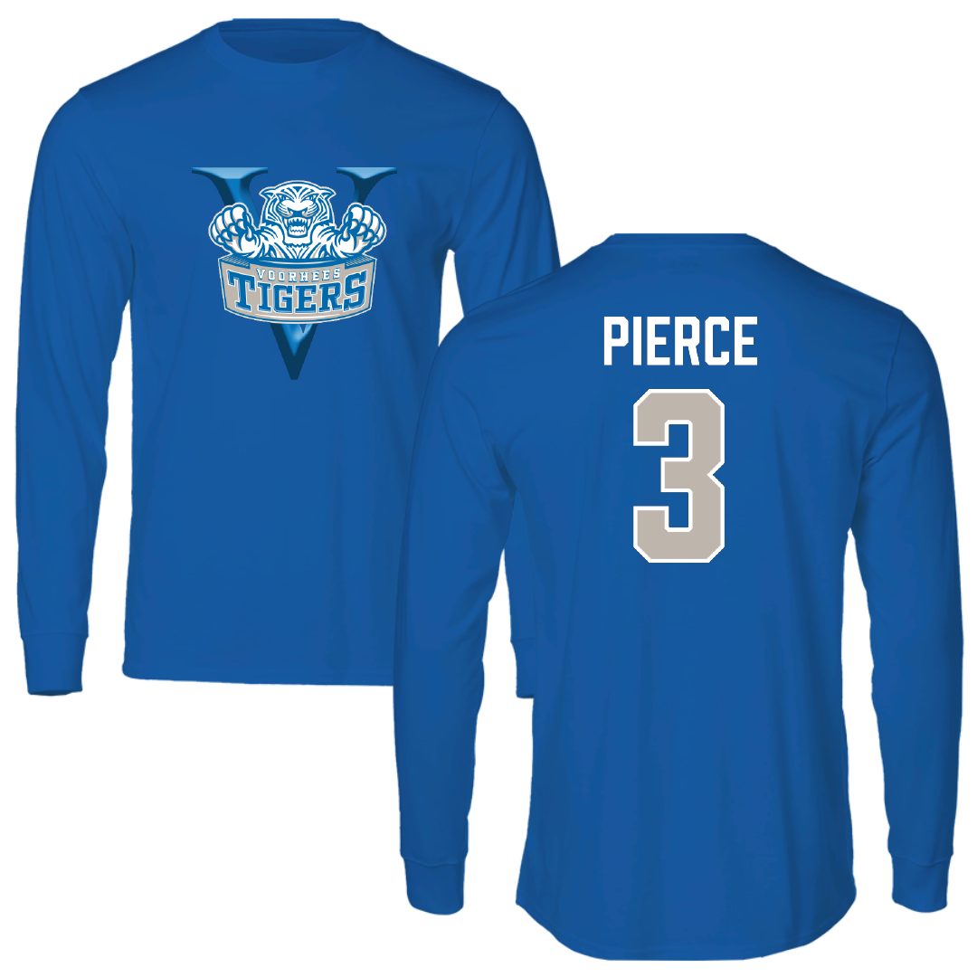 Voorhees University Softball Blue Long Sleeve - #3 Imani Pierce