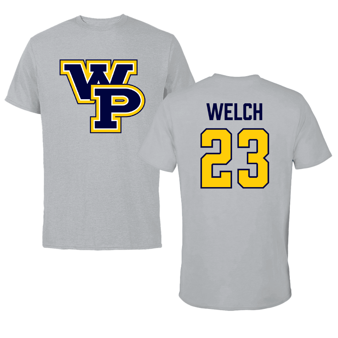 William Penn University Football Sport Gray Tee - #23 Jovoni Welch