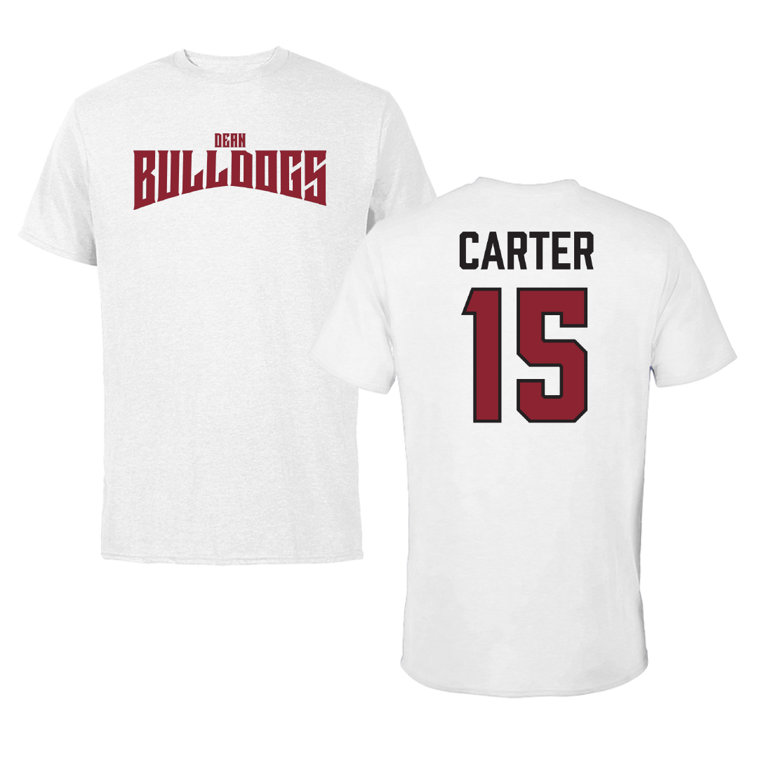 Dean College Football White Classic Performance Tee - #15 Chris Carter