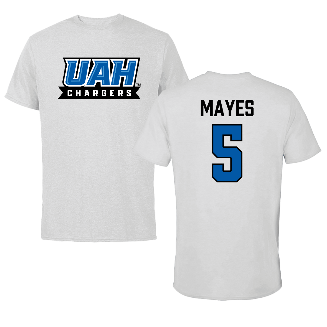 Huntsville Volleyball (W) Light Gray Tee - #5 Autumn Mayes