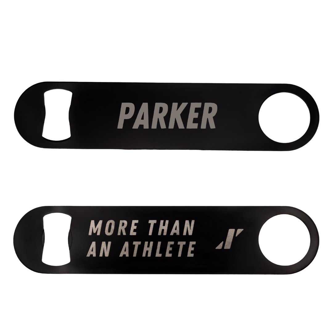 Arkansas State University TF and XC Black Bottle Opener - Kenyon Parker