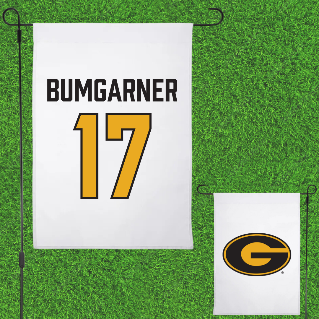 Grambling State University Soccer (W) White Garden Flag - #17 Mariyah Bumgarner