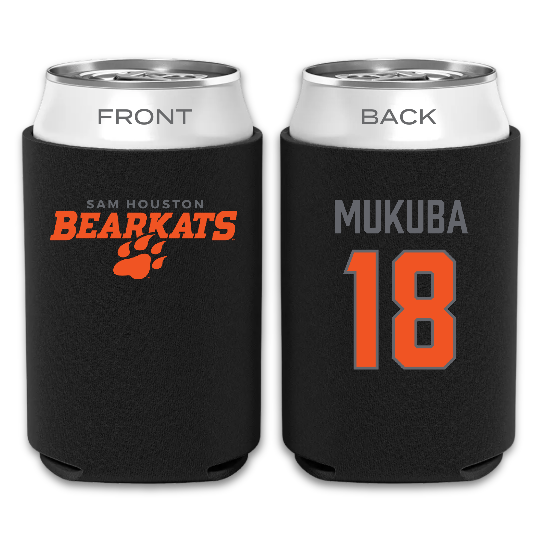 Sam Houston State University Football Black Can Cooler - #18 Fatu Mukuba