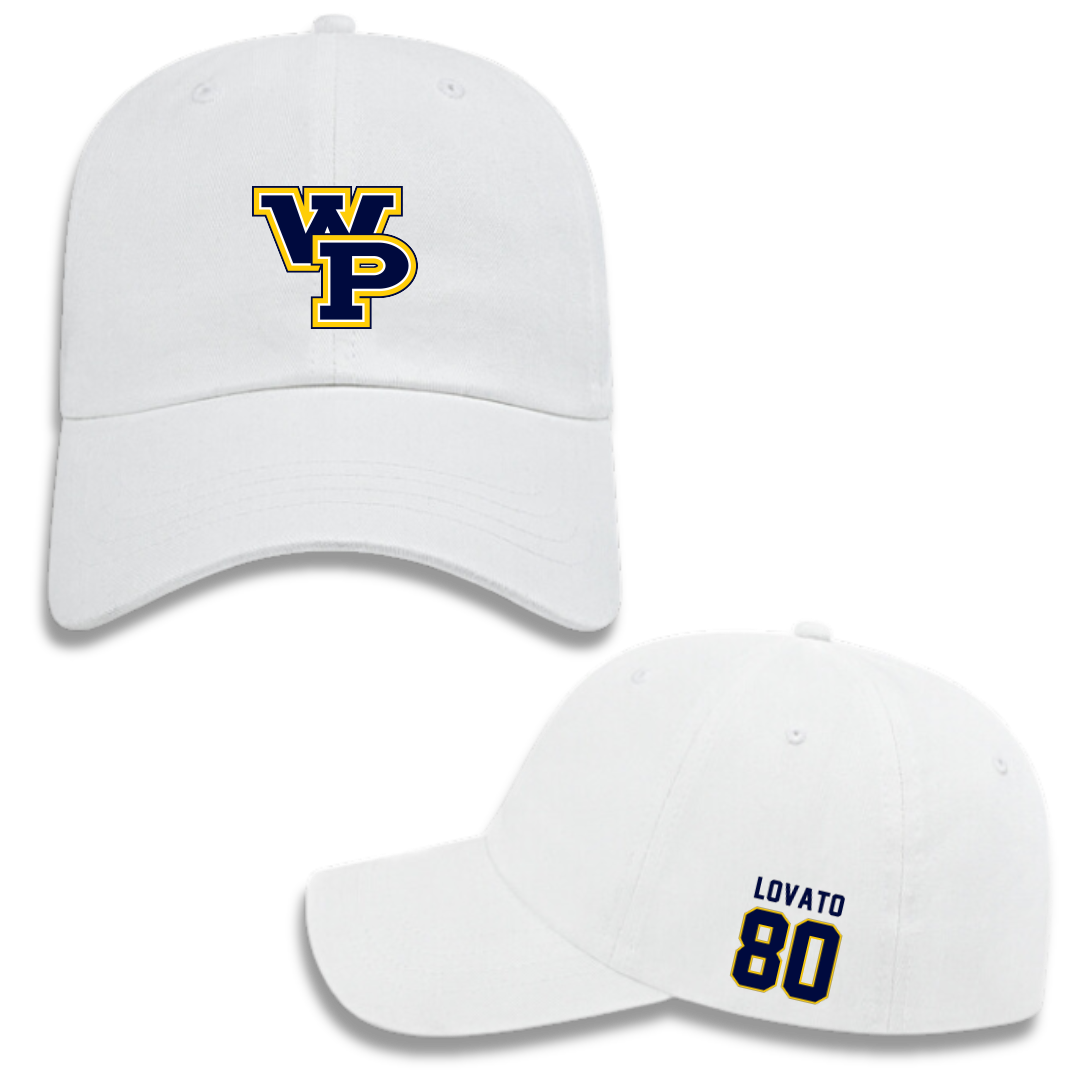 William Penn University Football White Hat - #80 Abel Lovato