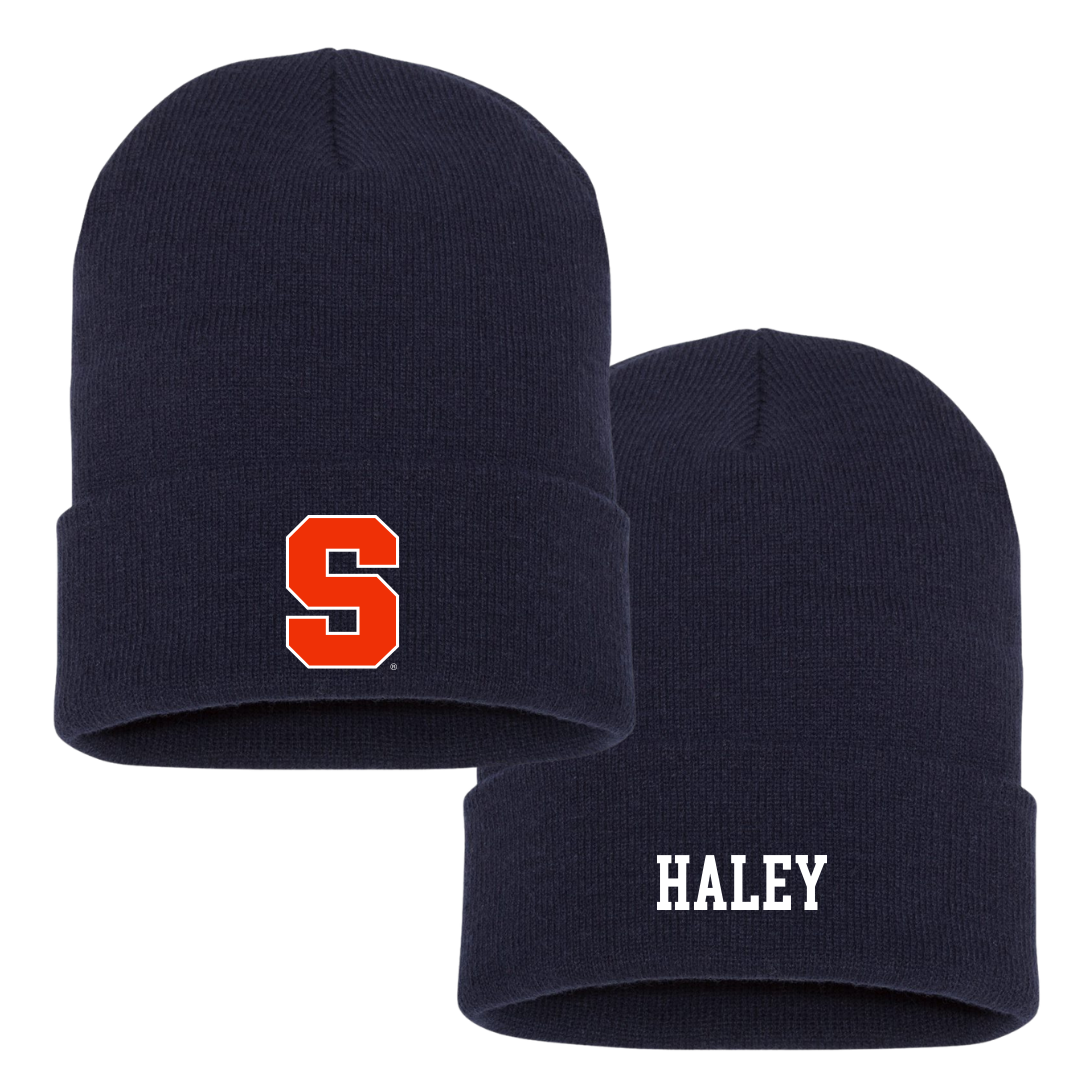 Syracuse University Soccer (W) Navy Beanie - #0 Sam Haley